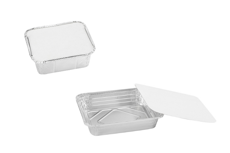 Huixinue Barquette Aluminium 12 Pieces 1750ml,25 * 19cm,Récipient pour  Barquette Alimentaire Jetable,Barquette Aluminium avec Couvercle,Plat  Aluminium Jetable pour la Cuisine,la pâtisserie. : : Cuisine et  Maison