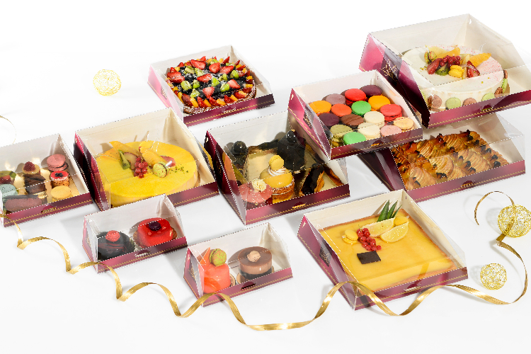 Boîtes pâtissières avec fenêtre