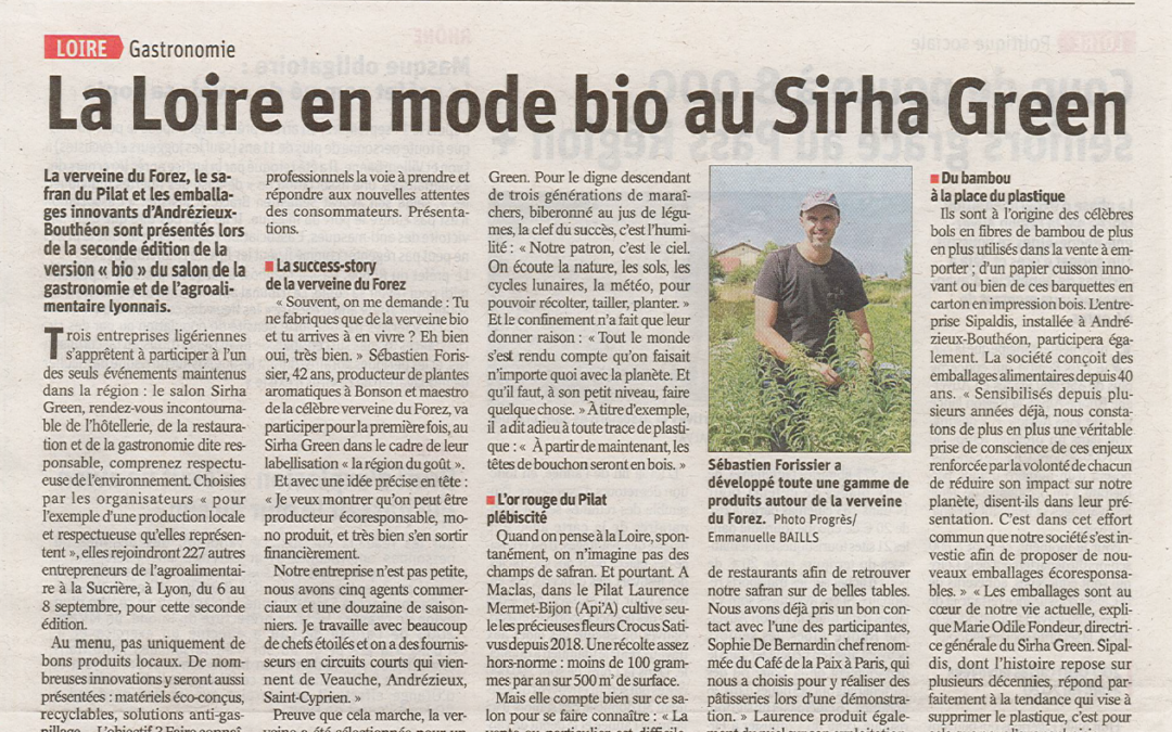 On parle de nous au Sirha Green…