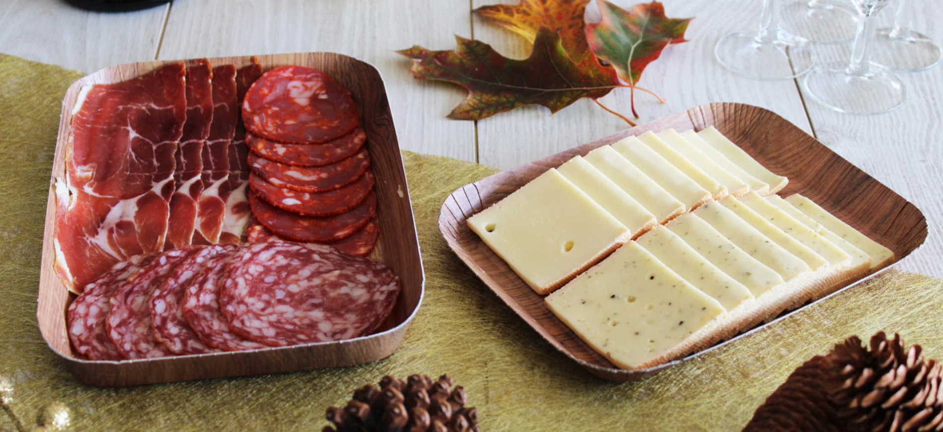 Planche à Charcuterie En Bois - Plateau Fromage Et Apéritif - Style Rustique - Idée Cadeau